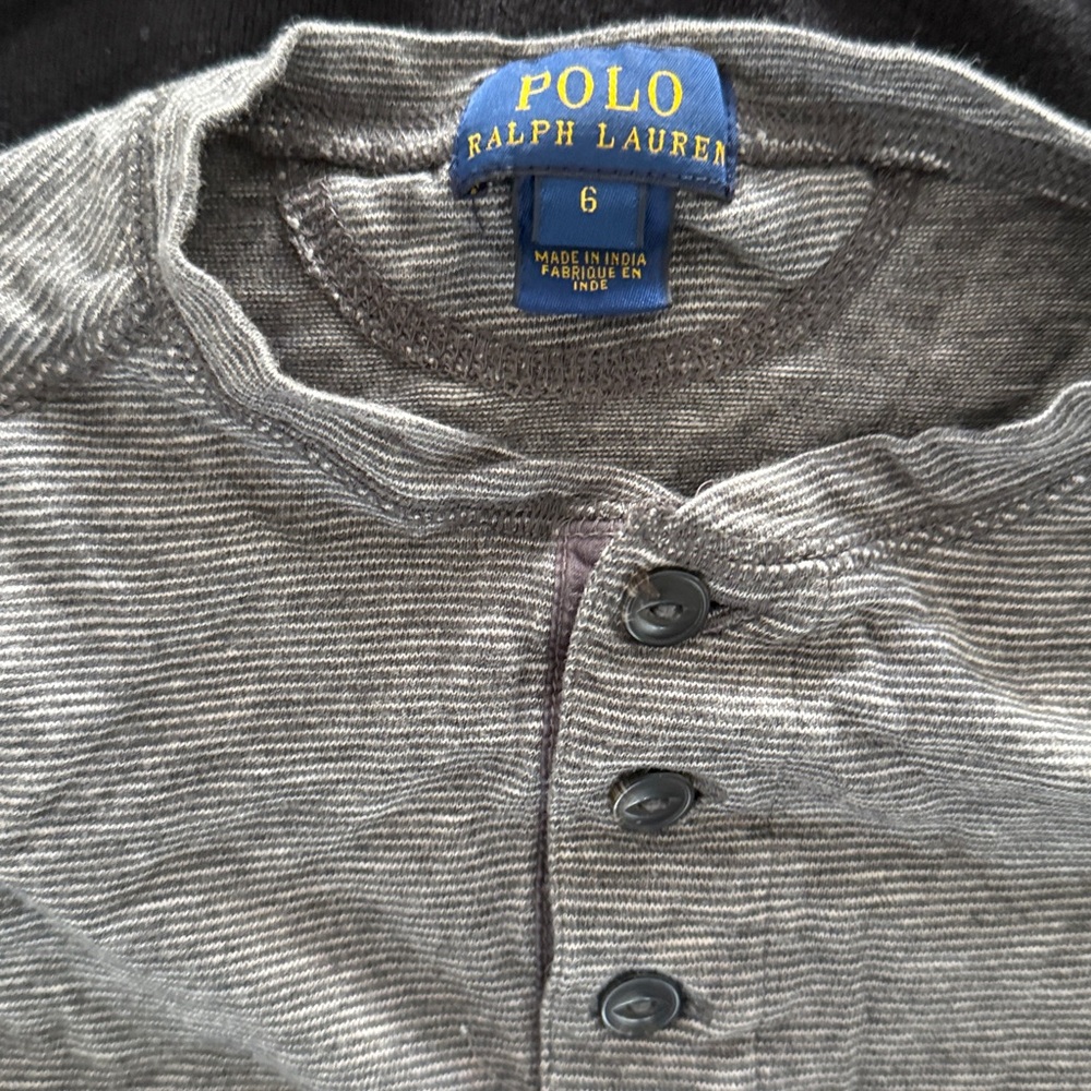 Bundle of 3 boys top, sweater, shirt 6/7 polo Ralph Lauren & Gap Kids - Picture 7 of 8
